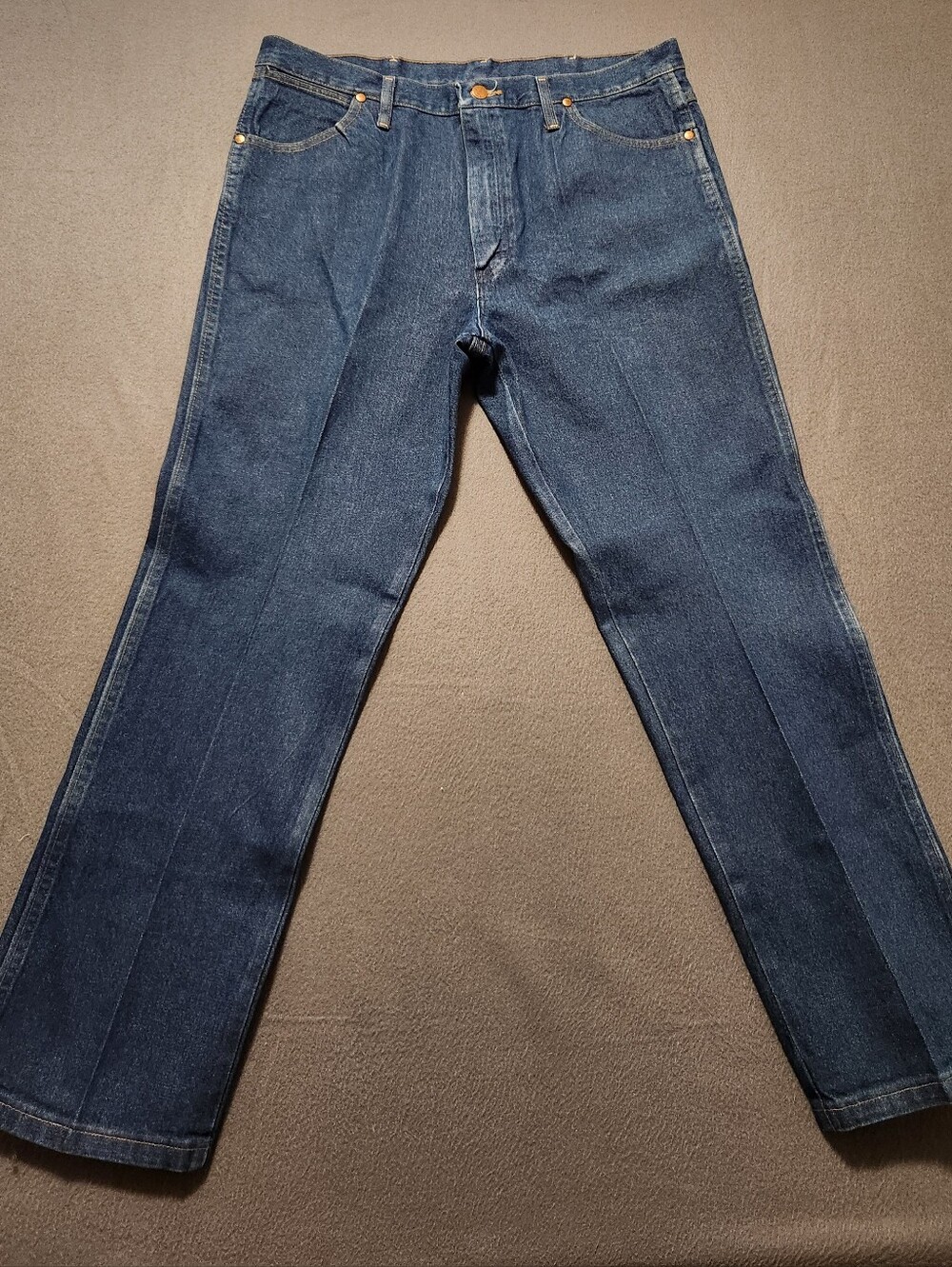 Wrangler Jeans Mens Size 38x30 Blue Straight Leg Cowboy Cut Western Rodeo 936PWD
